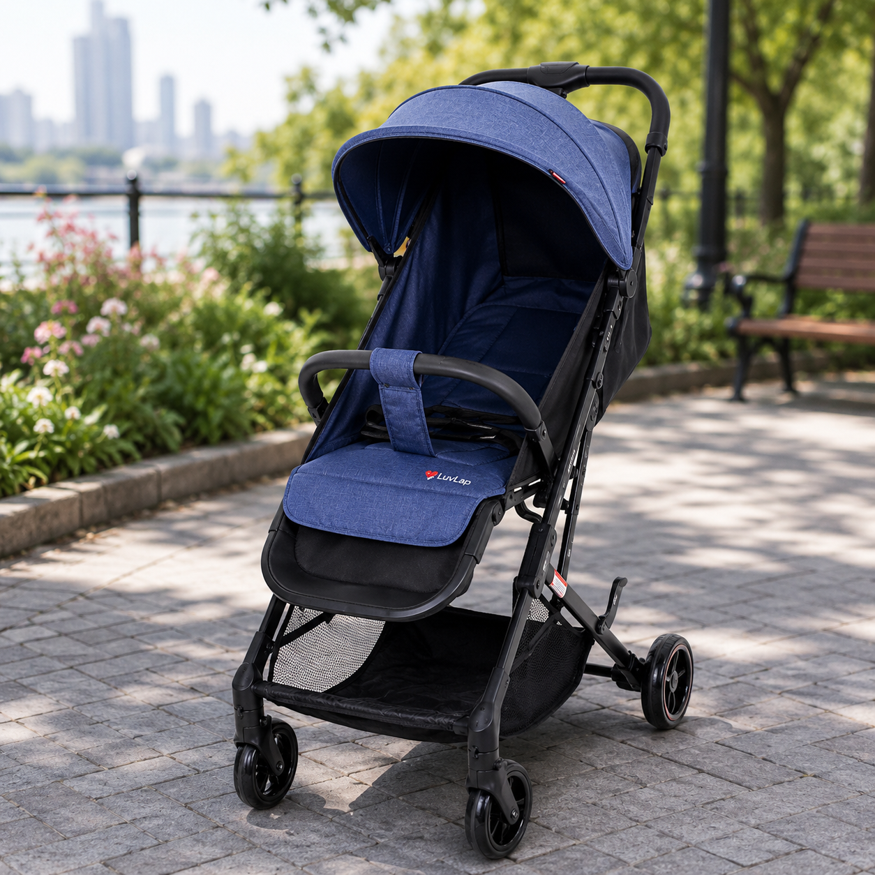 TINNIES BABY STROLLER - BLUE