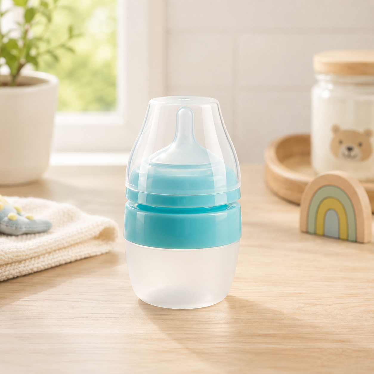 FARLIN SILICONE FEEDING BOTTLE 60ML