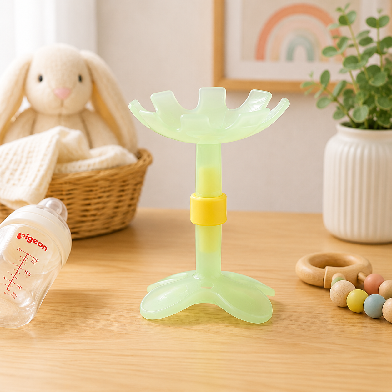 PIGEON BABY TEETHING TOY (4+ MONTHS) BPA-FREE & SAFE