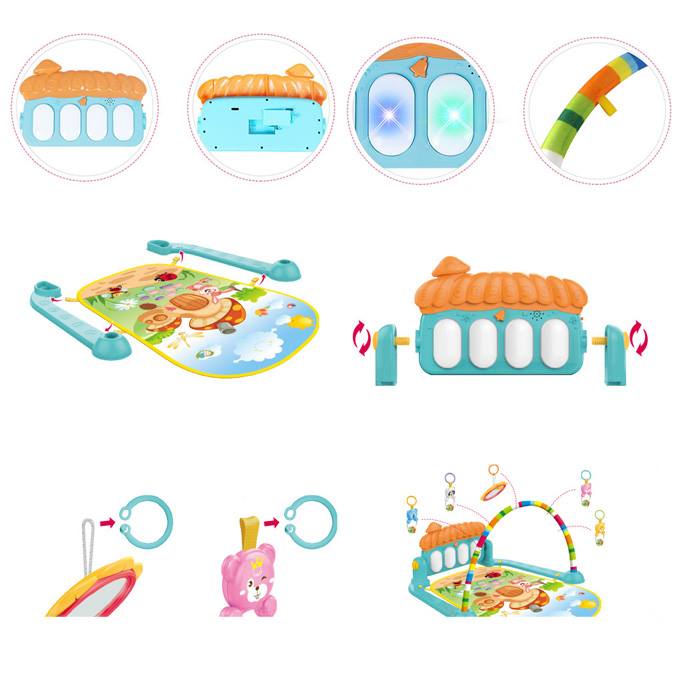 HUANGER FOLDABLE MUSICAL PIANO BABY PLAY GYM