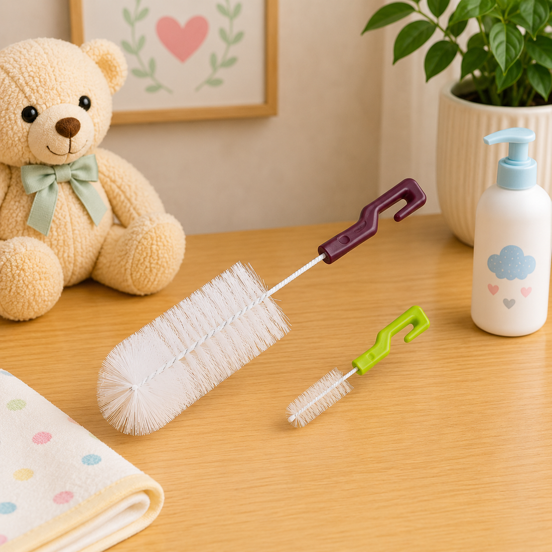 FARLIN BOTTLE & NIPPLE BRUSH