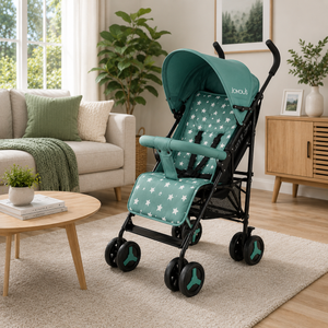 JOYOUS ULTRA COMPACT BABY STROLLER - GREEN