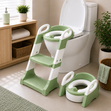 JOYOUS 2 IN 1 TODDLER POTTY TRAINING SEAT - GREEN