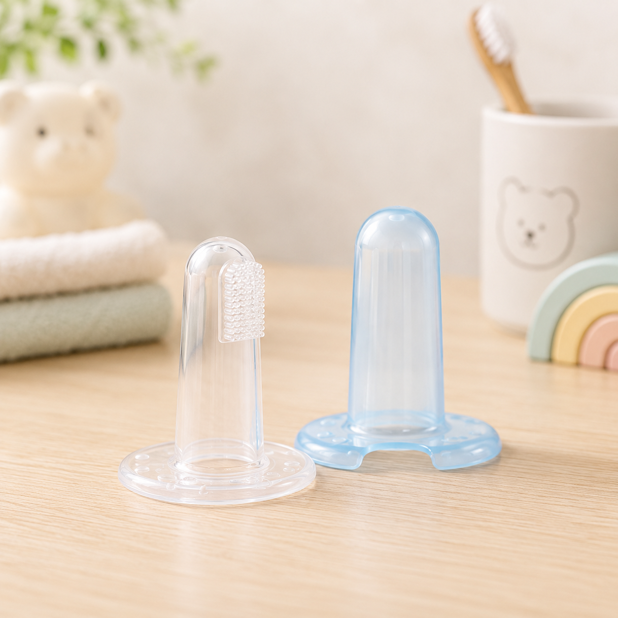 PIGEON SILICONE FINGER TOOTHBRUSH FOR 3M+