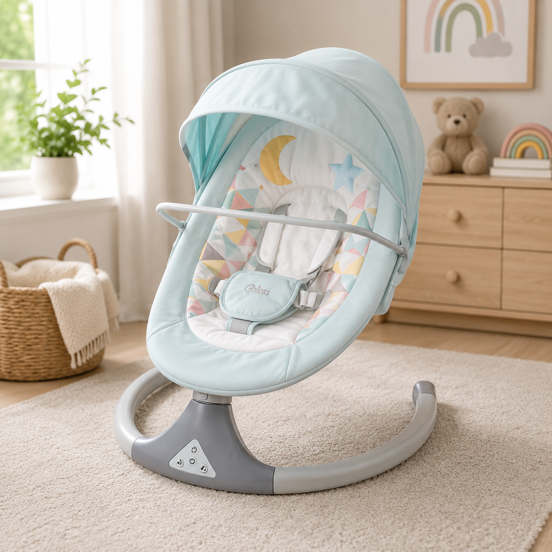 Baby Auto Swing - Green