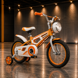 ANHAPI  KIDS SPORT BICYCLE WITH TRAINING WHEELS - ORANGE
