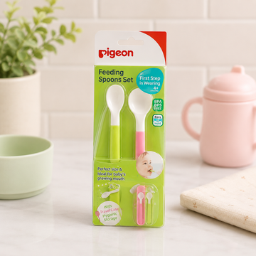 PIGEON BABY FEEDING SPOON SET