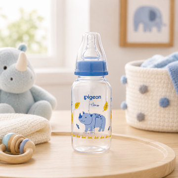 PIGEON COMPACT COLORFUL BABY BOTTLE 0+ MONTHS