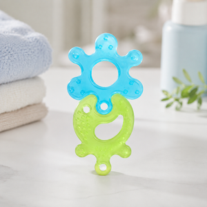 FARLIN PUZZLE GUM SOOTHER - GREEN & BLUE