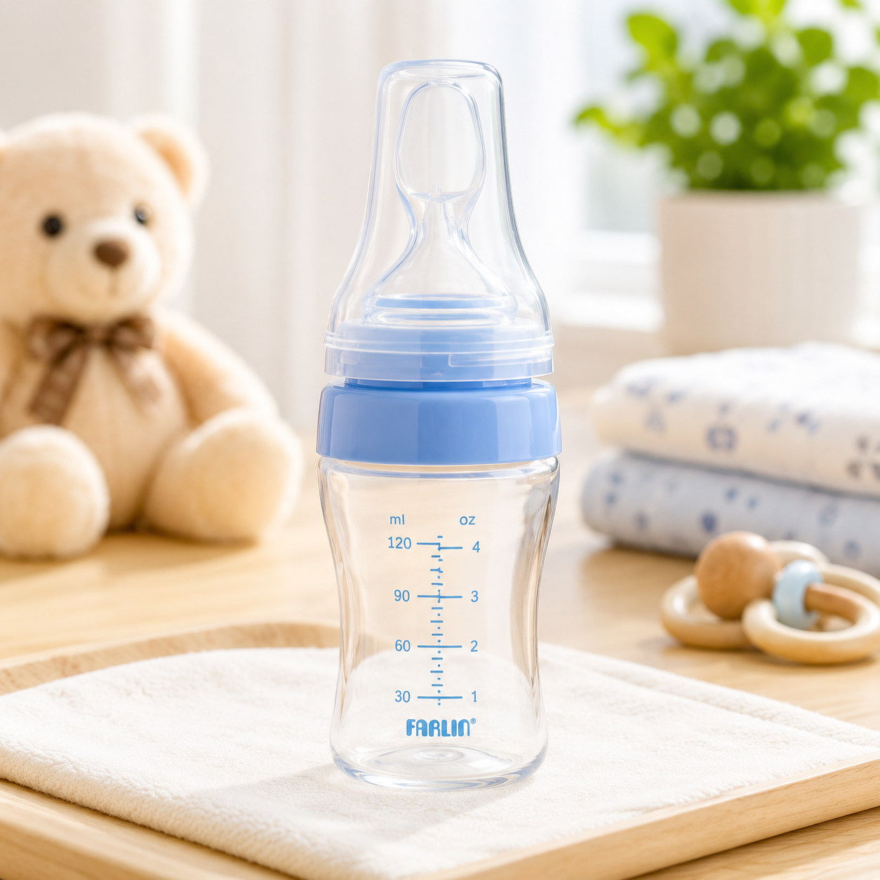 FARLIN TRANSBOTTLE II SILICONE FEEDER