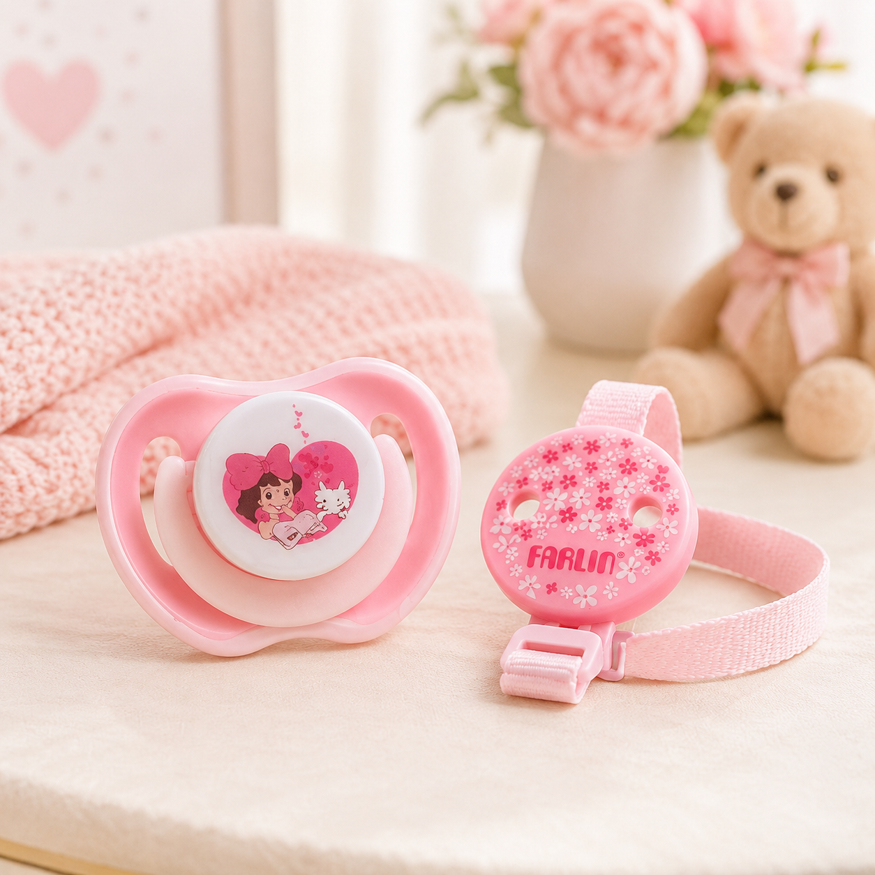 FARLIN PACIFIER & CHAIN