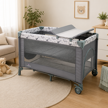 TINNIES BABY PLAY PEN – GREY