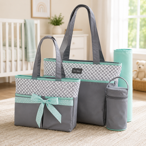 Baby Diaper Bag - Set Textured