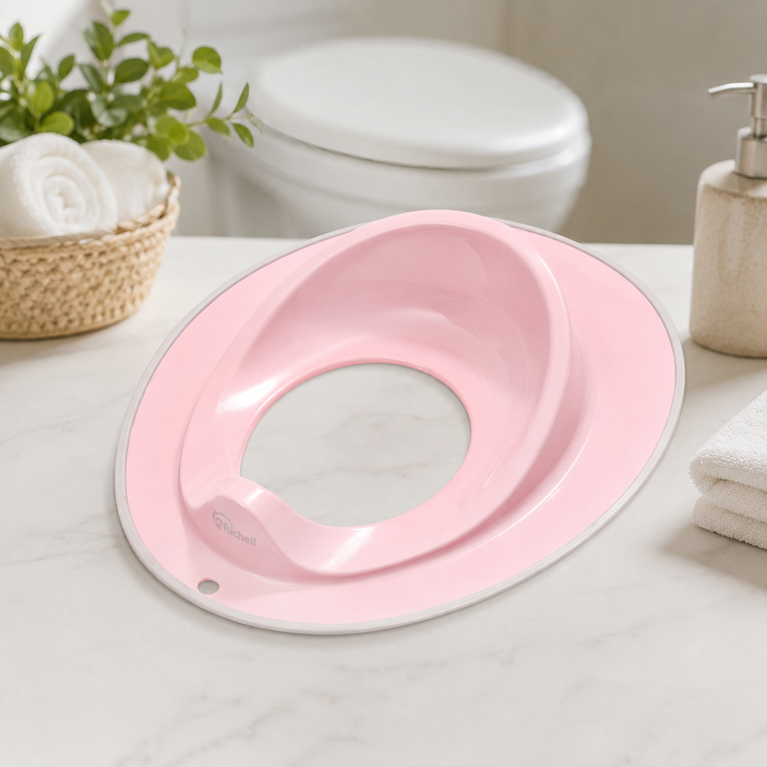 TINNIES TOILET SEAT COVER – PINK COMFORTABLE & EASY TO CLEAN
