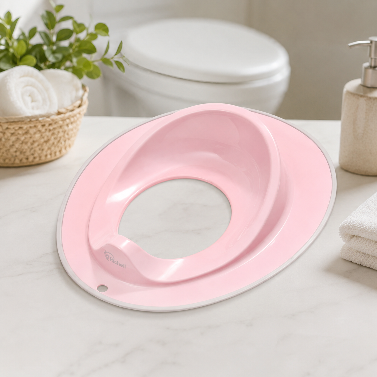 TINNIES TOILET SEAT COVER – PINK COMFORTABLE & EASY TO CLEAN