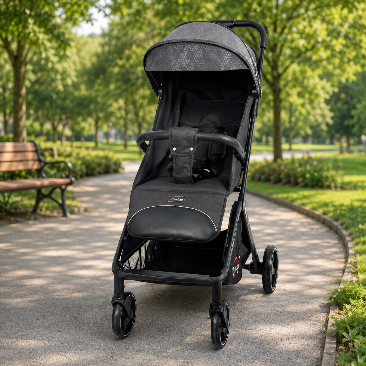TINNIES BABY STROLLER - GREY
