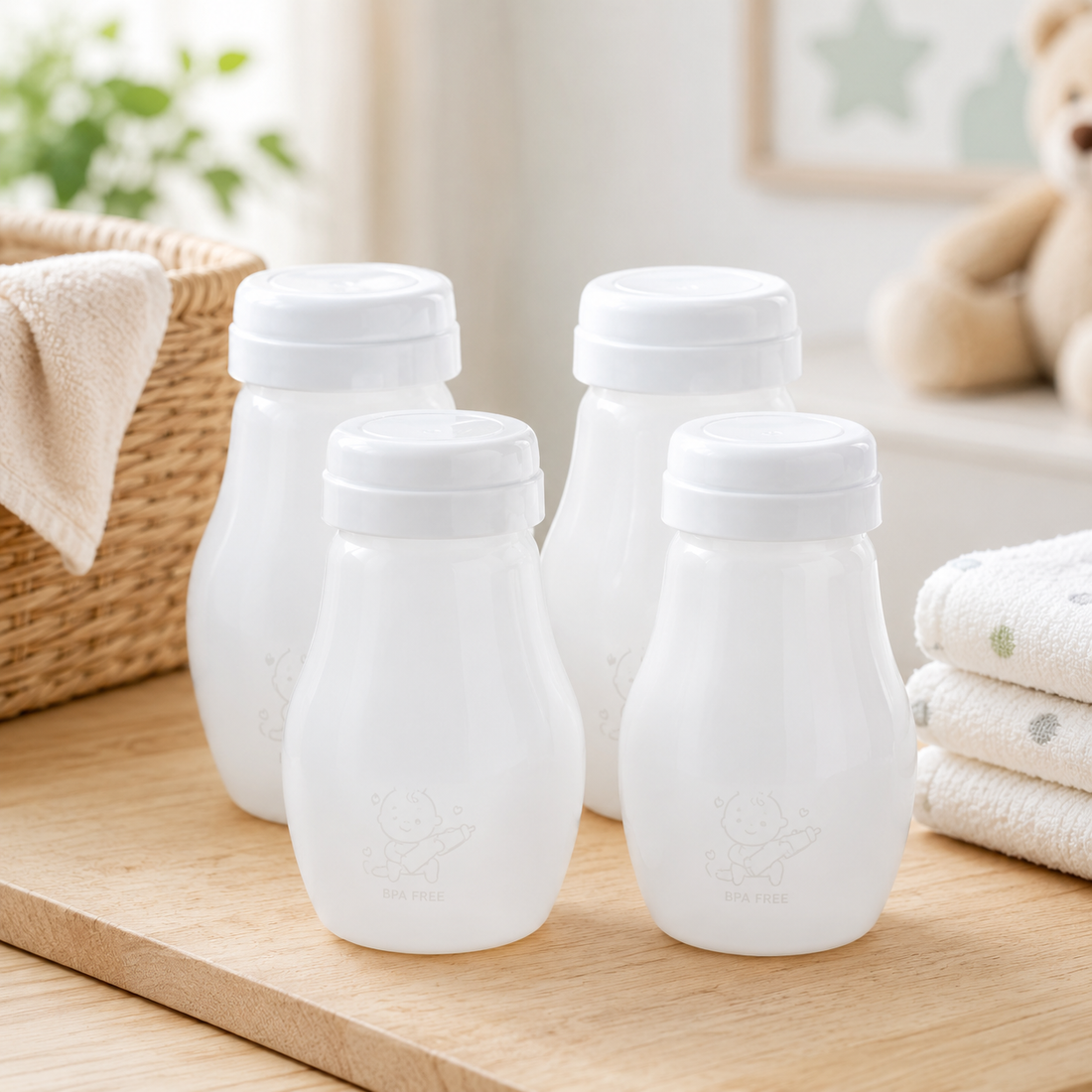 FARLIN MILK STORAGE BOTTLE 150ML PK-4