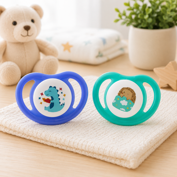 PIGEON MINILIGHT SOFTEST SILICONE BOY PACIFIER 2PCS - M