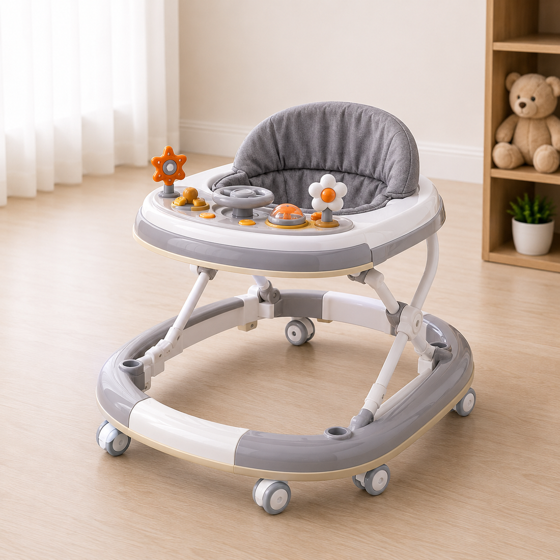 LITTLE EXPLORER BABY WALKER - GREY