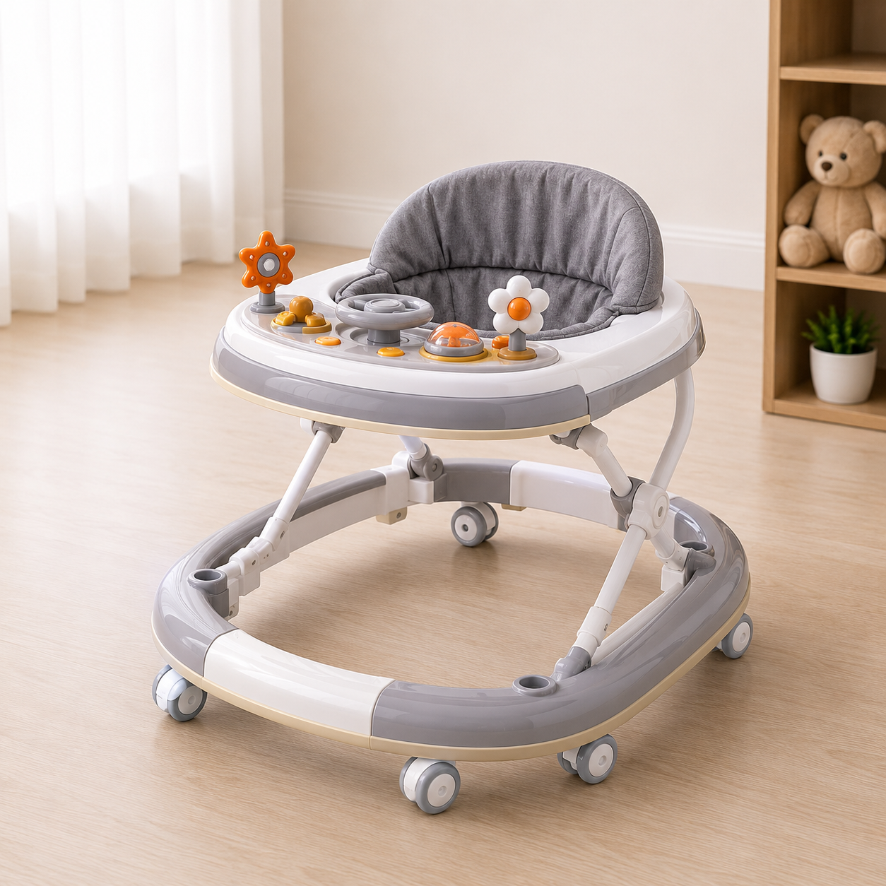 LITTLE EXPLORER BABY WALKER - GREY