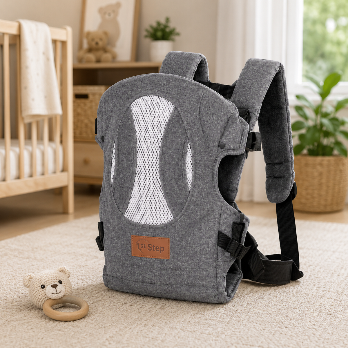 BABY CUDDLER - LIGHT GREY