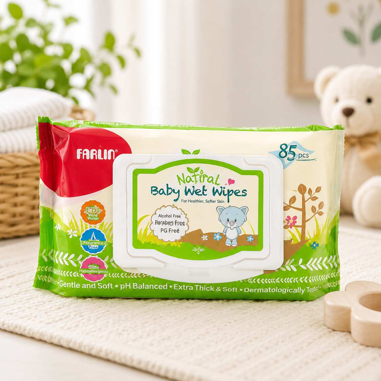 FARLIN WET WIPES SKIN CARE PK-85