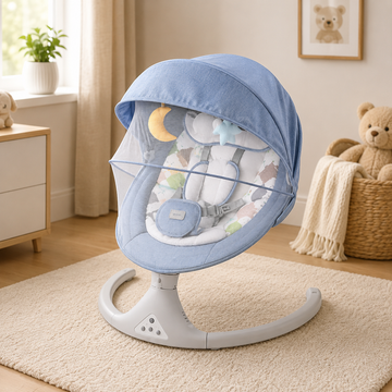 TINNIES BLUE BABY SWING – NEWBORN TO 9 KG