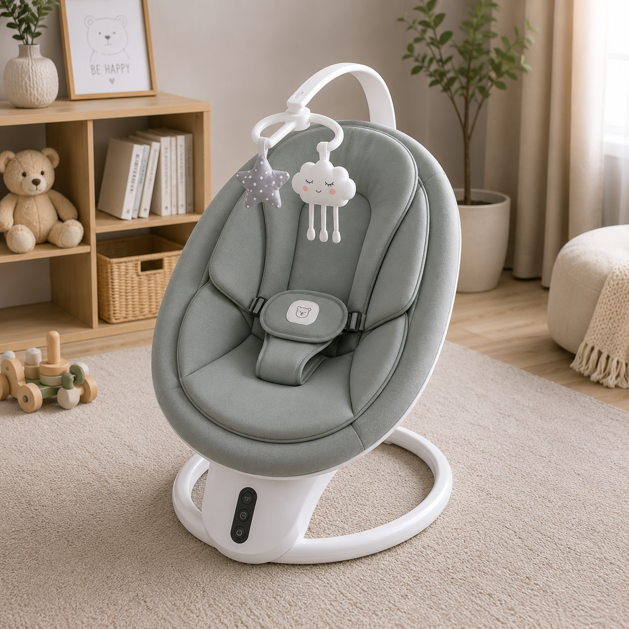 MASTELA ELECTRIC BABY BOUNCER - GREEN