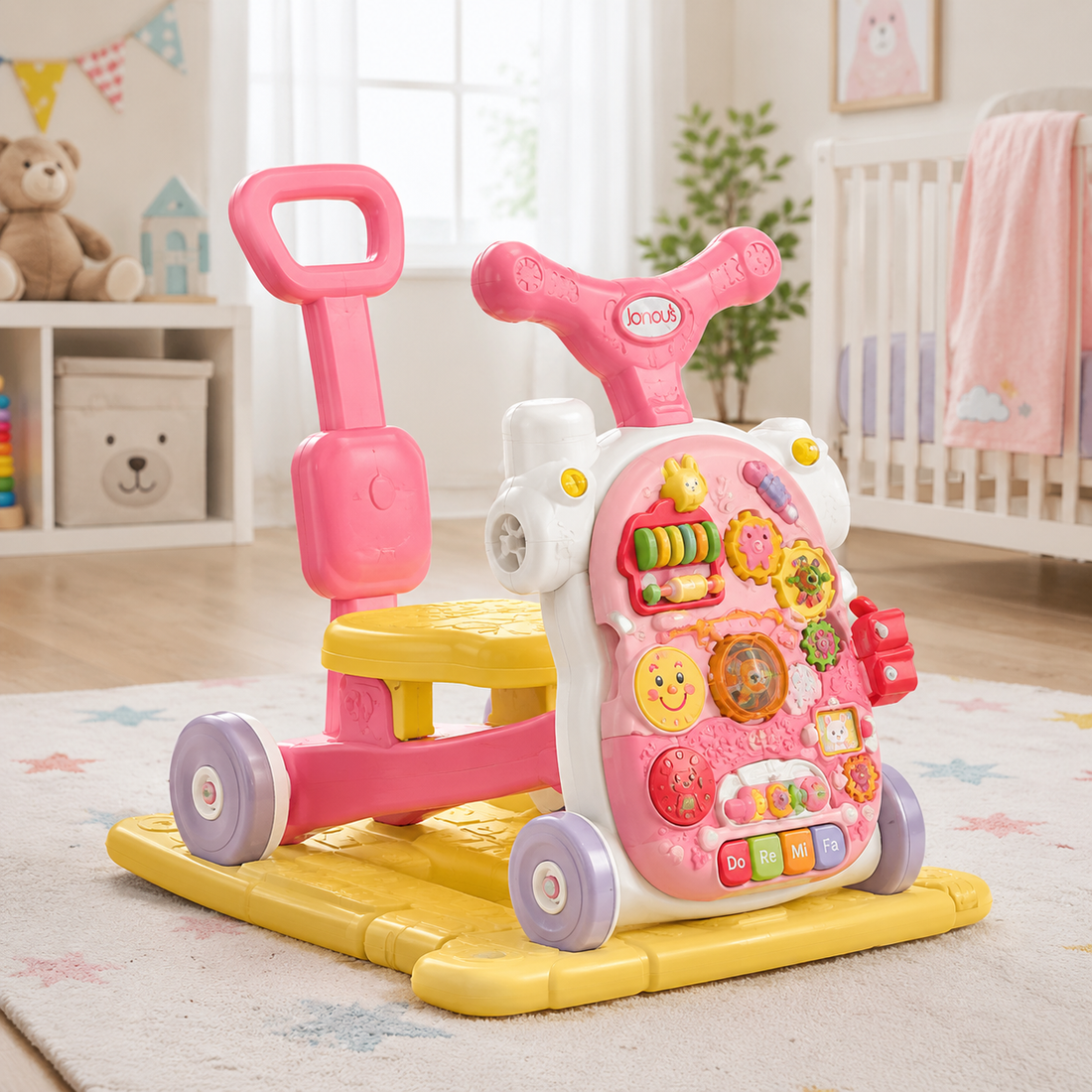 JOYOUS 5IN1 ACTIVITY WALKER - PINK