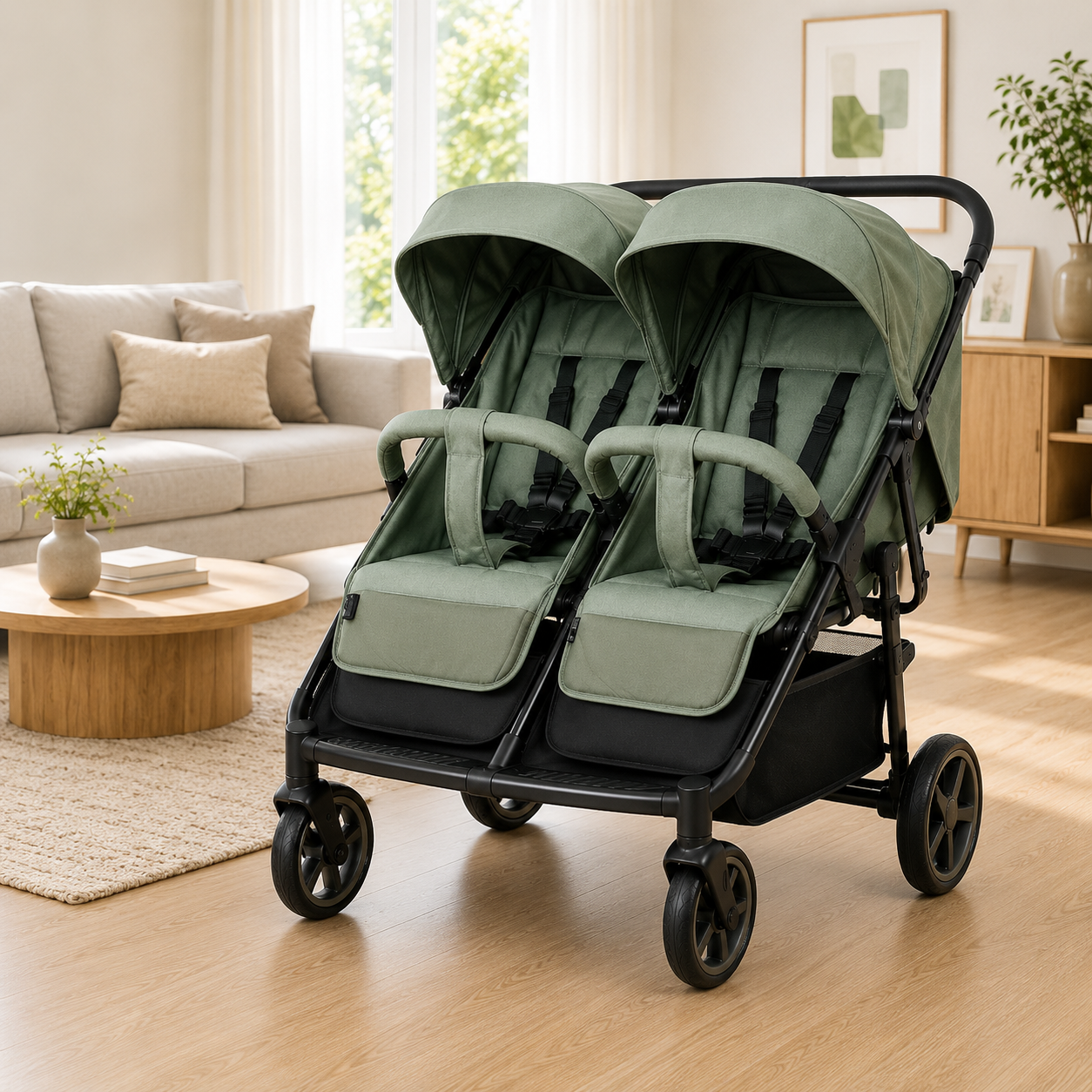 JOYOUS ELORIA BABY STROLLER - GREEN