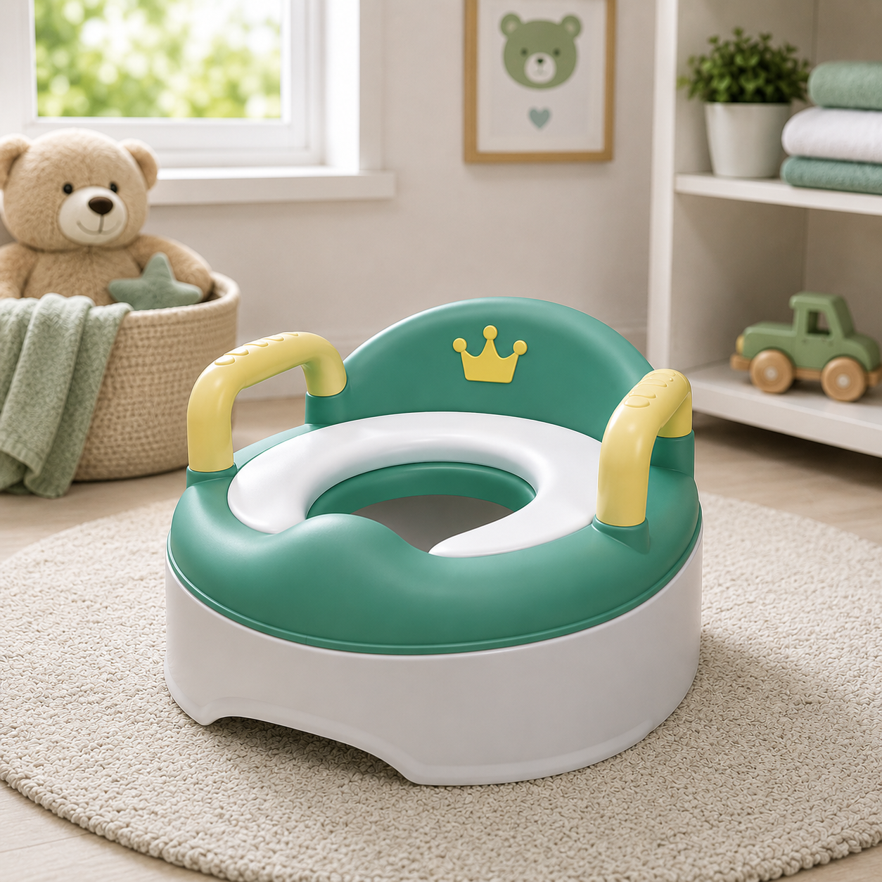 BABY TRAINING POTTY SEAT - GREEN