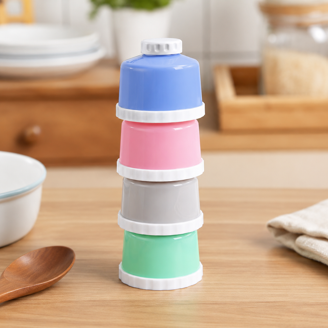 FARLIN MILK POWDER CONTAINER 4 LAYERS