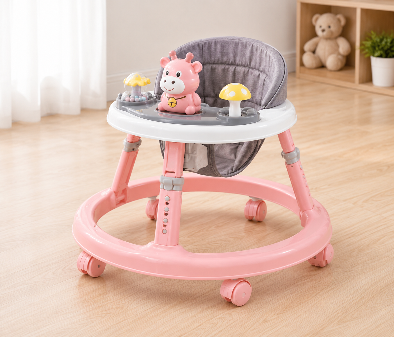 PREMIUM BABY WALKER - PINK