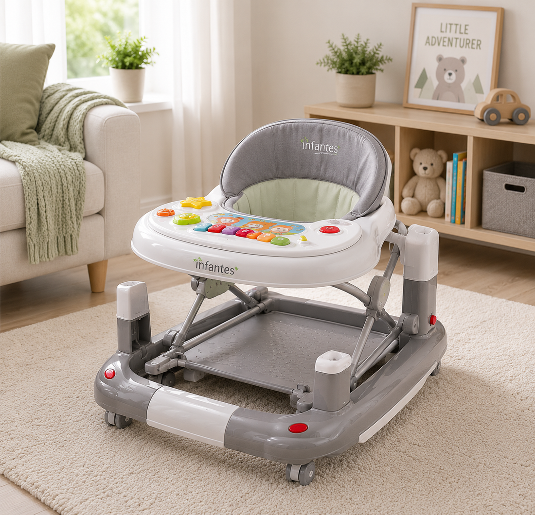 INFANTES SMART PLAY BABY WALKER - GREY