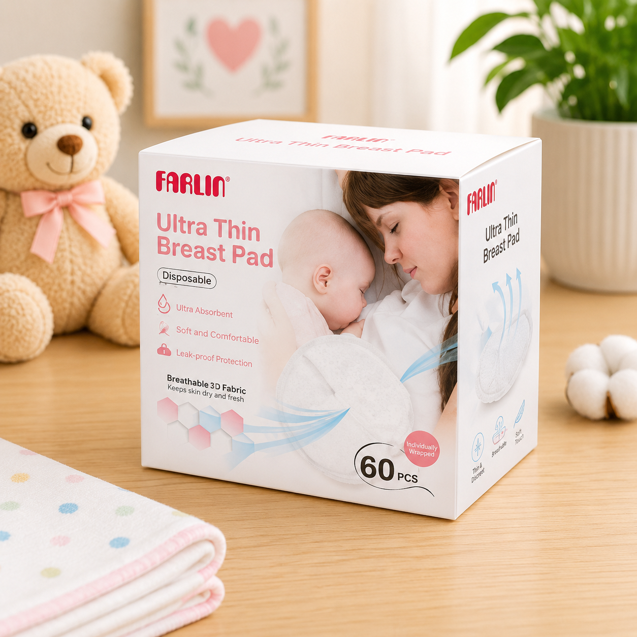 FARLIN ULTRA THIN BREAST PADS PK-60