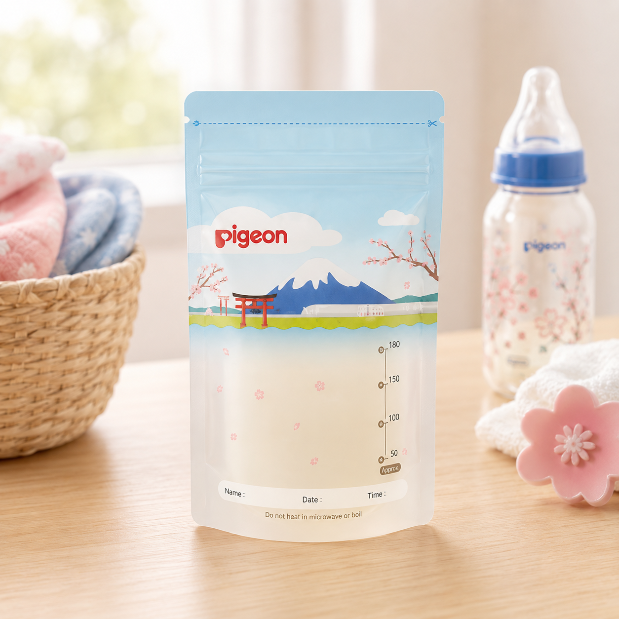 PIGEON BREASTMILK STORAGE BAGS – 120ML (25 PCS)