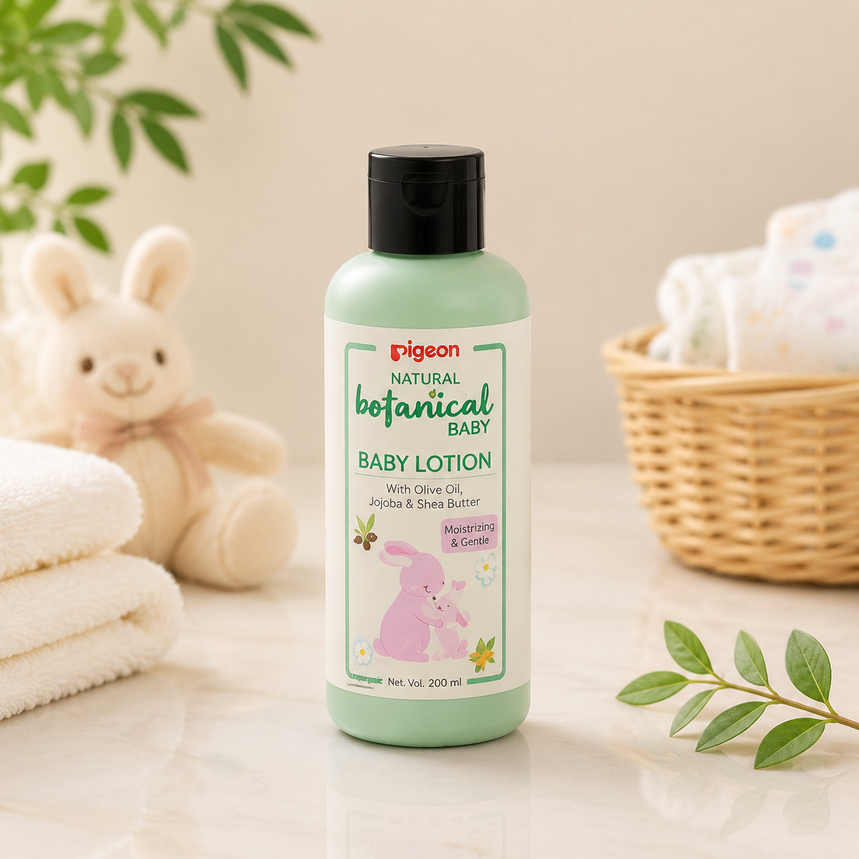 PIGEON NATURAL BOTANICAL BABY MILKY LOTION – 200ML