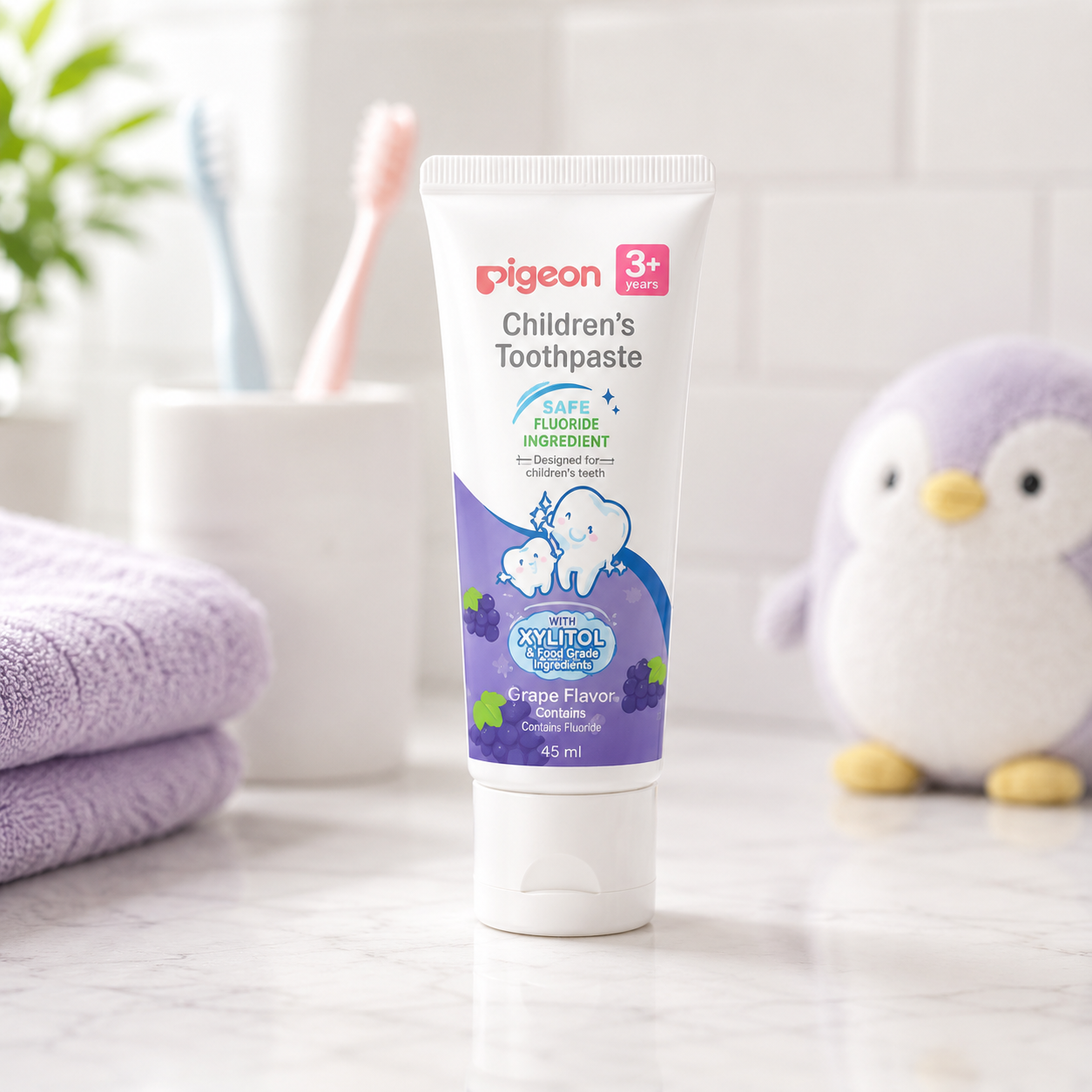 PIGEON CHILDREN’S TOOTHPASTE GRAPES 3+ 45GM