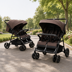 JOYOUS ELORIA BABY STROLLER - BROWN
