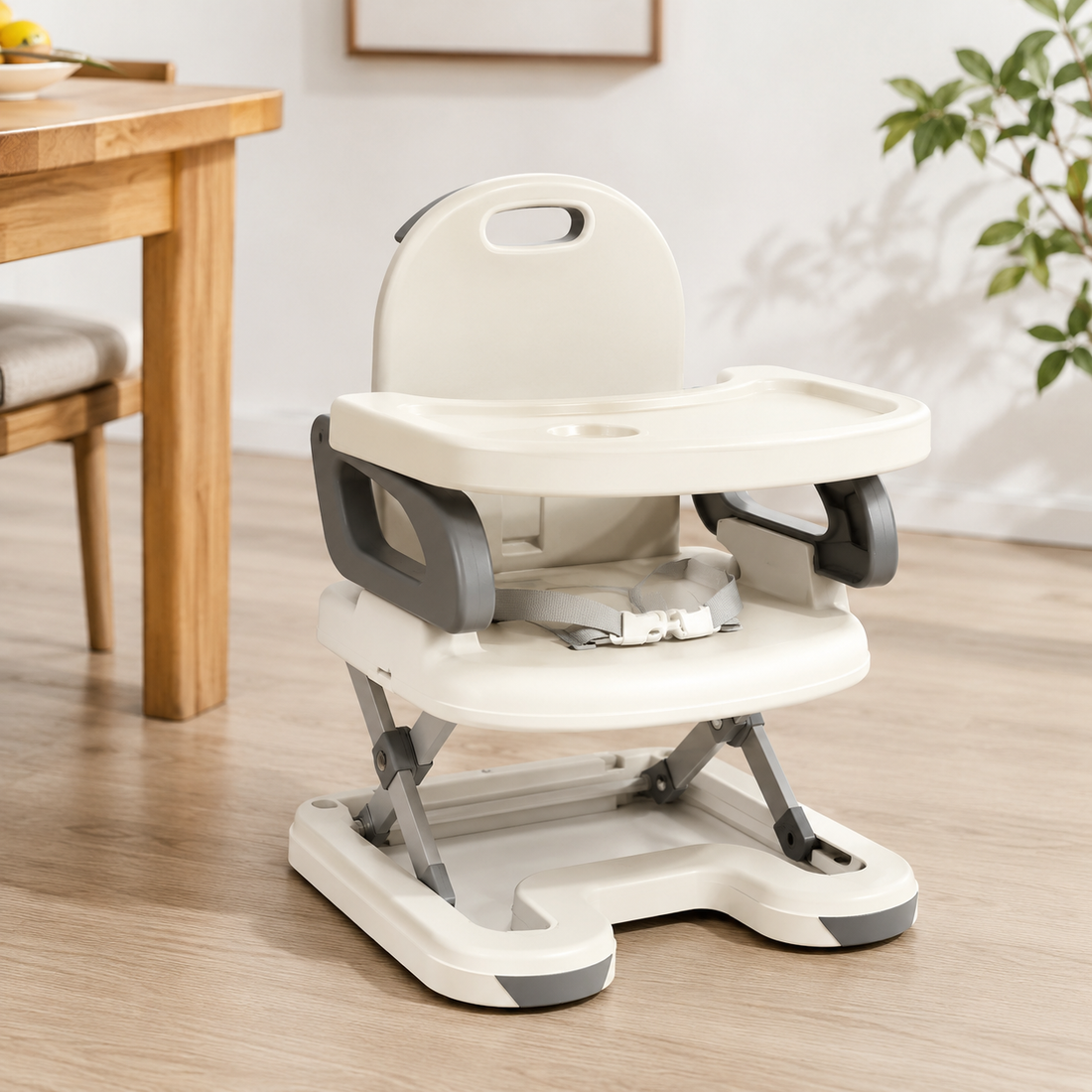 MASTELA FOLDABLE BABY BOOSTER FEEDING CHAIR WITH TRAY