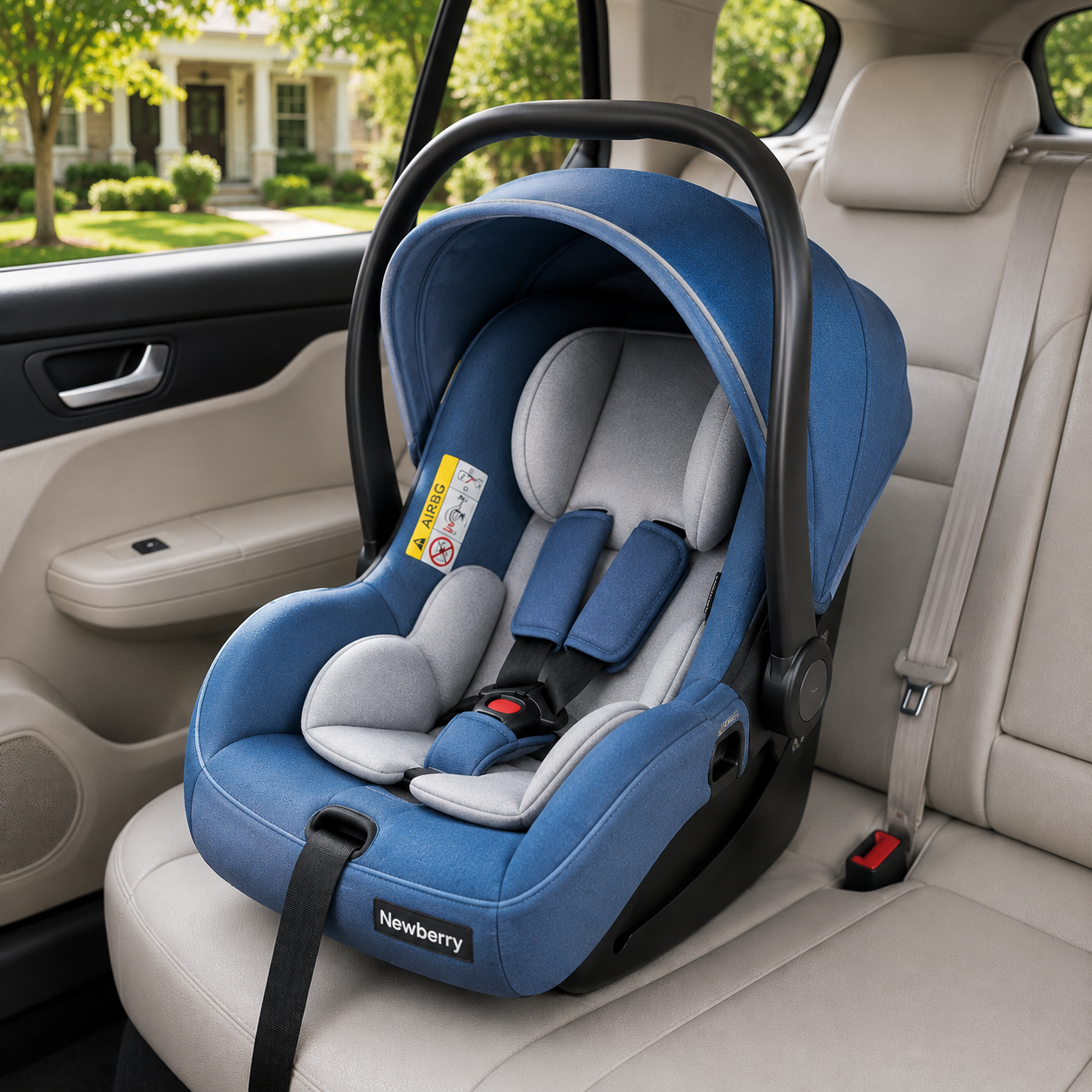 INFANTES SAFECRUISE TRAVEL CAR SEAT - BLUE