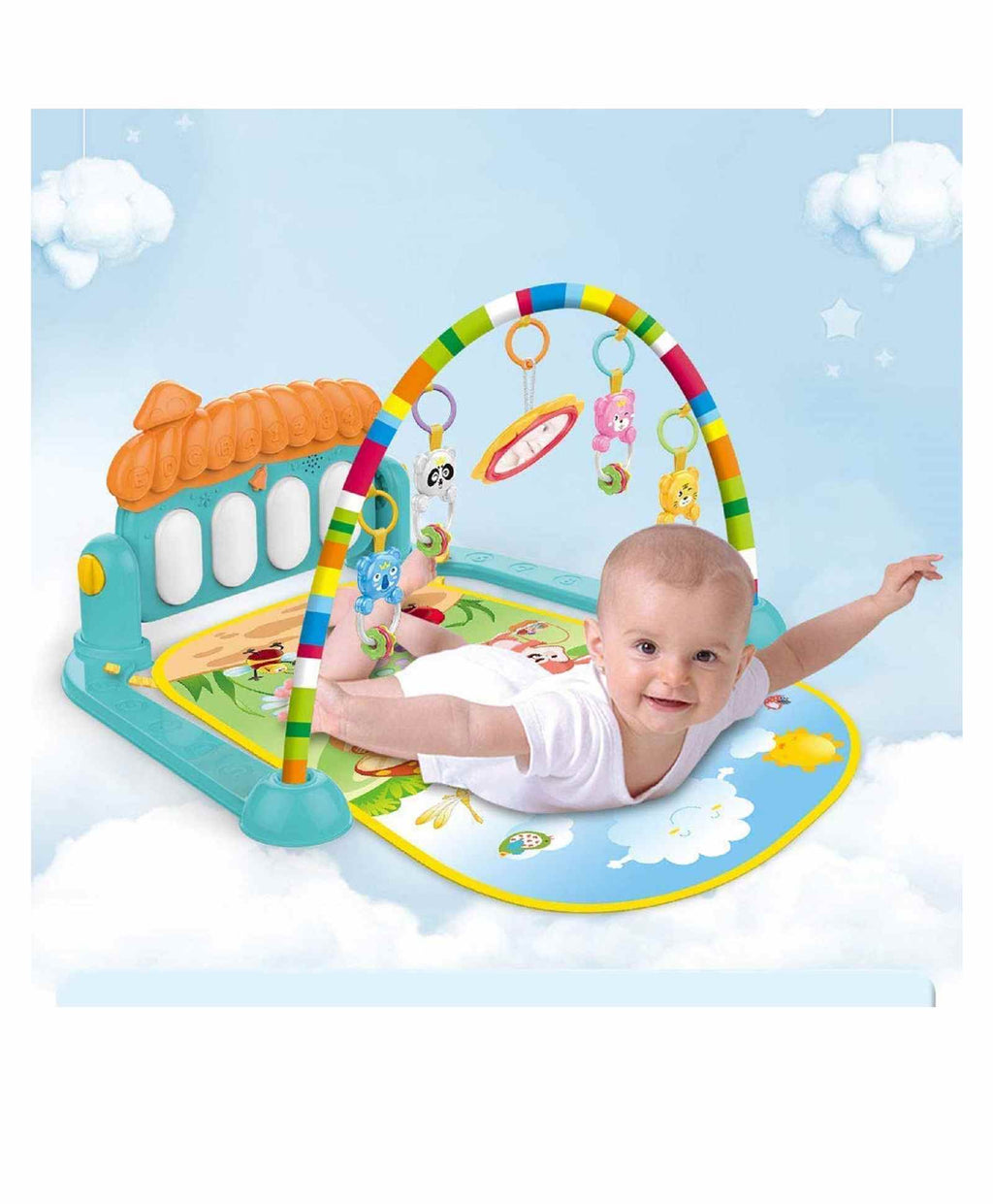 HUANGER FOLDABLE MUSICAL PIANO BABY PLAY GYM