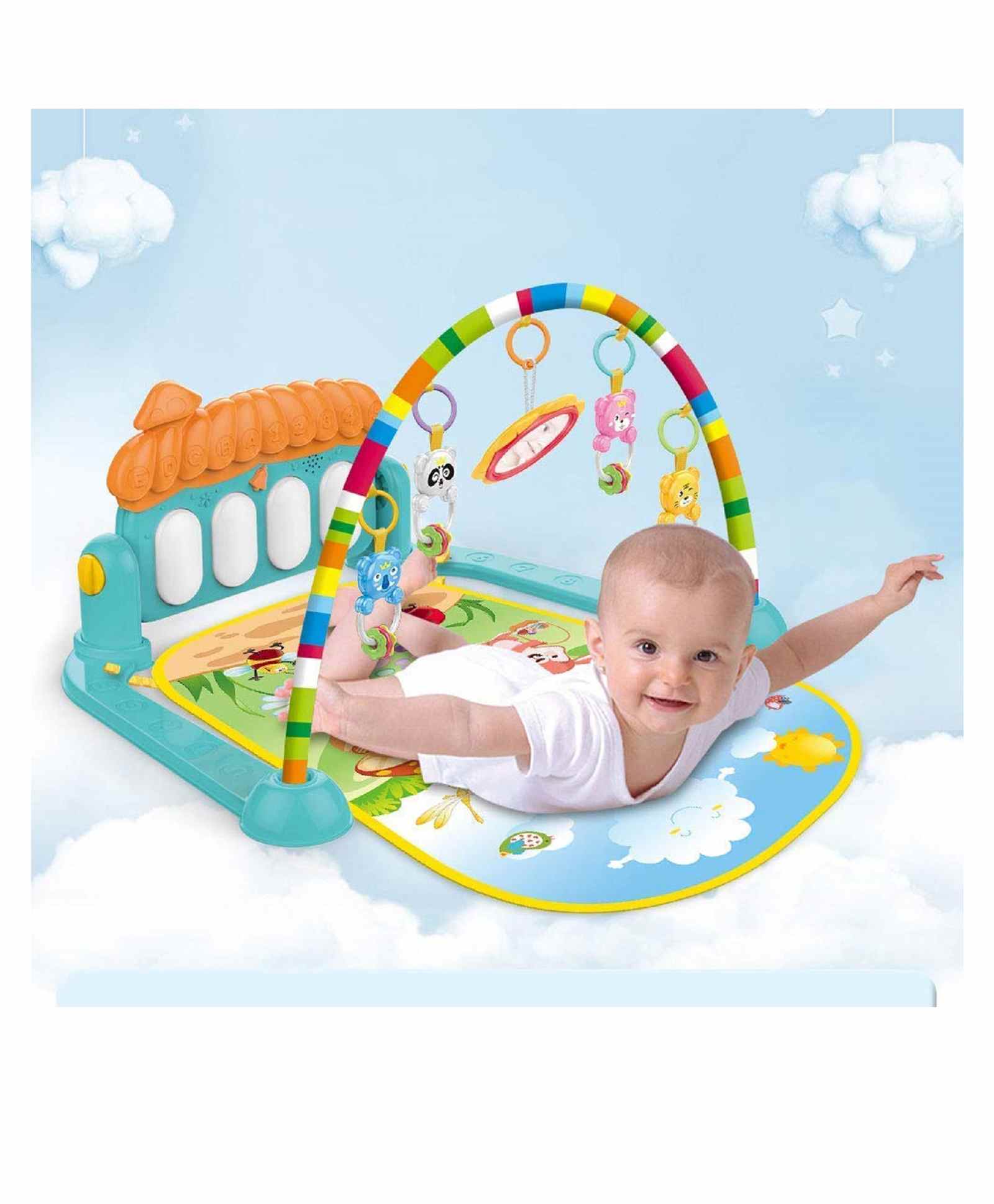 HUANGER FOLDABLE MUSICAL PIANO BABY PLAY GYM
