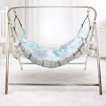 CHILDPUSH HAMMOCK BABY IRON SWING WITH MOSQUITO NET