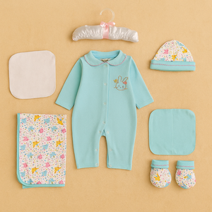JUNIORS NEW BORN STARTER SET 0M+ - LIGHT BLUE