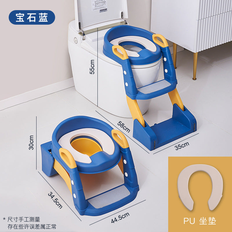 KIDS TOILET COMMODE LADDER Blue (2in1)