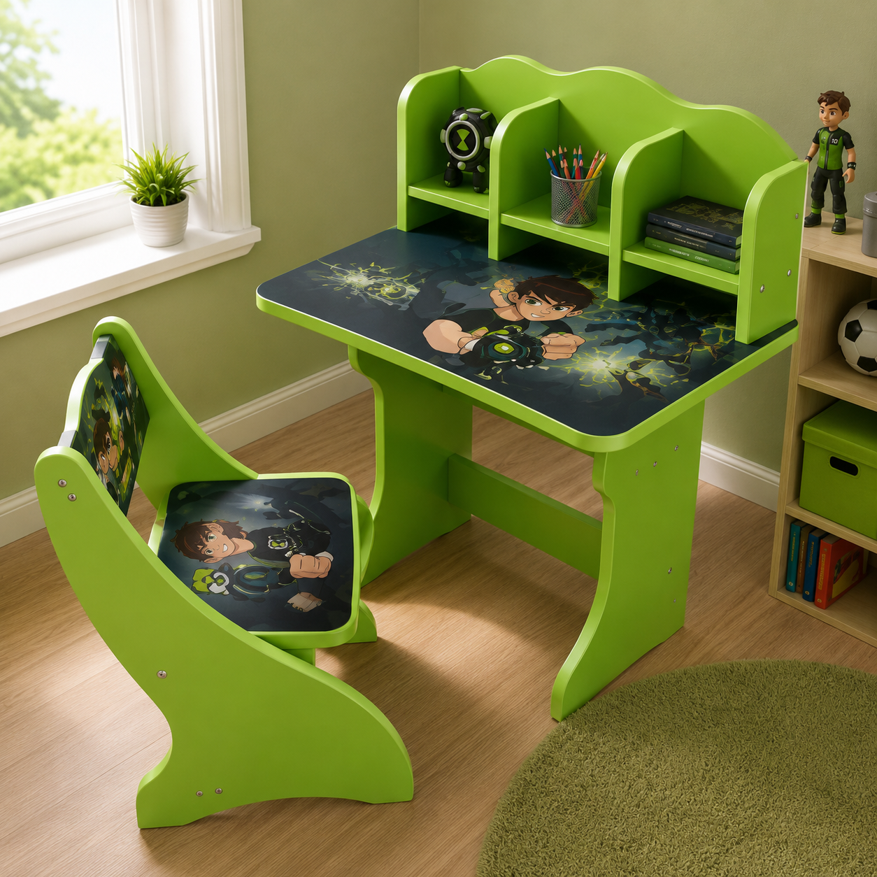 INFANTES KIDS TOY STORY STUDY DESK WITH CHAIR - BEN10