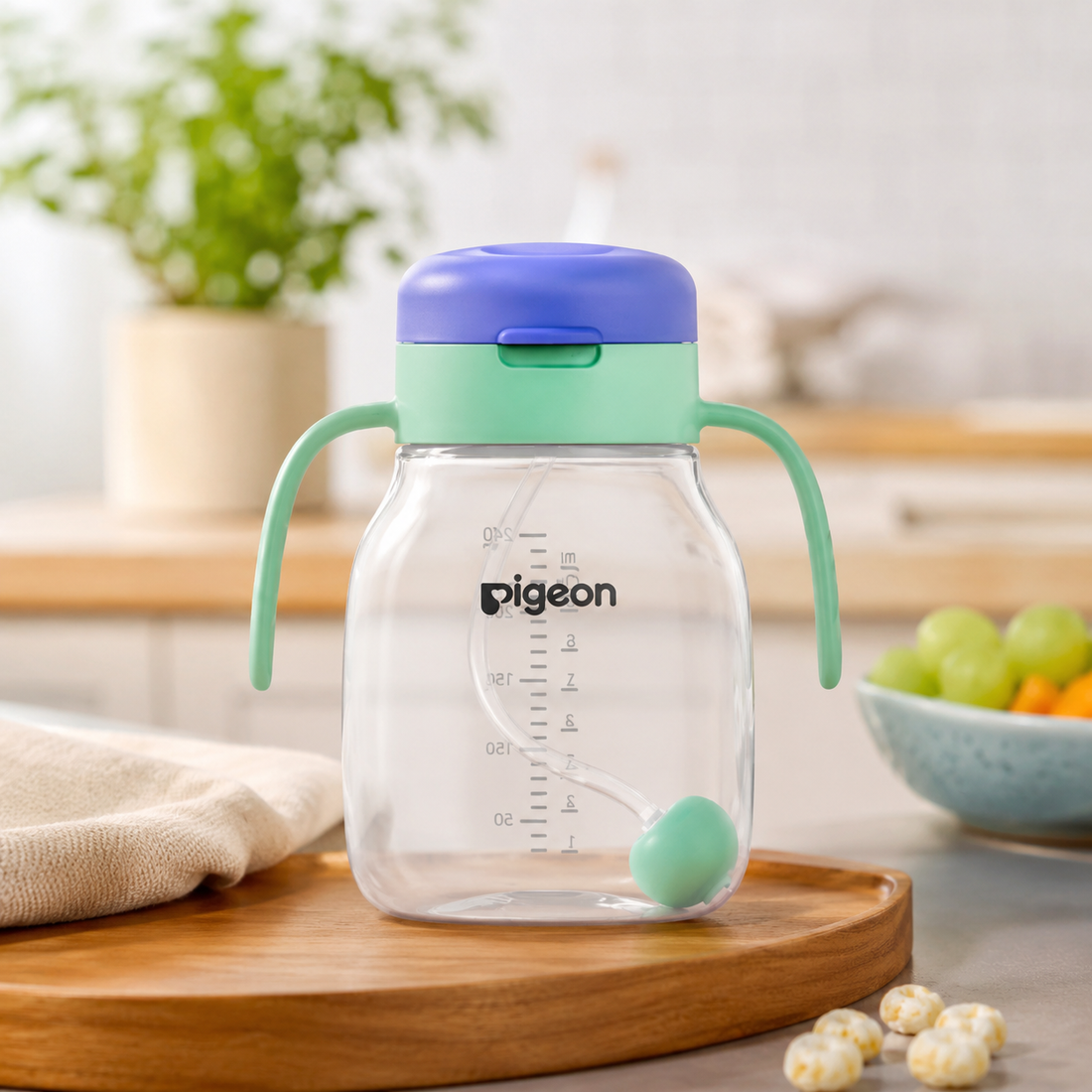 PIGEON STARTOUCH STRAW CUP MINT TO BE 250ML