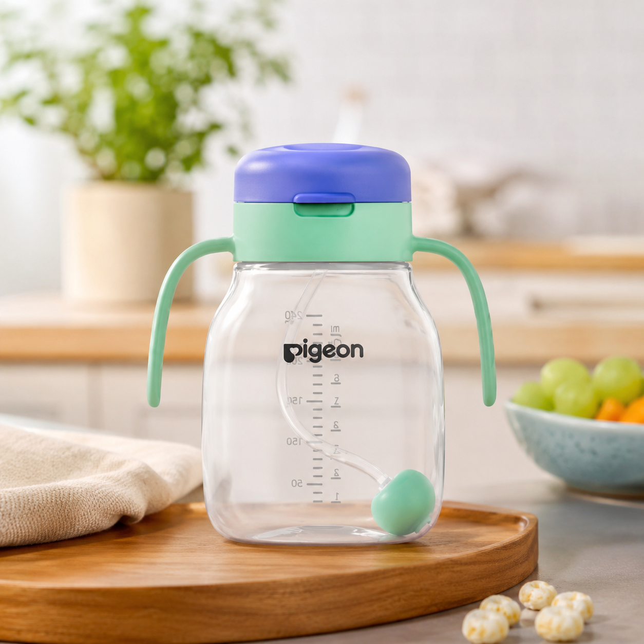 PIGEON STARTOUCH STRAW CUP MINT TO BE 250ML