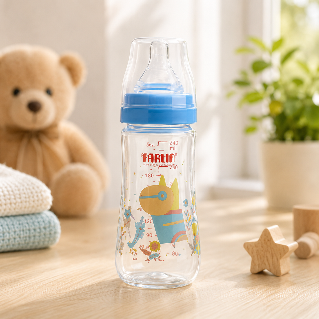 FARLIN PP FEEDING BOTTLE 270CC